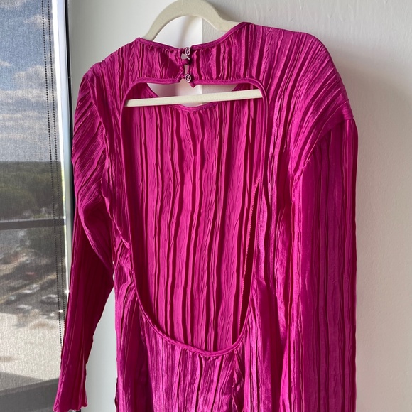 Elegant Pink Maxi Dress - Picture 9 of 12